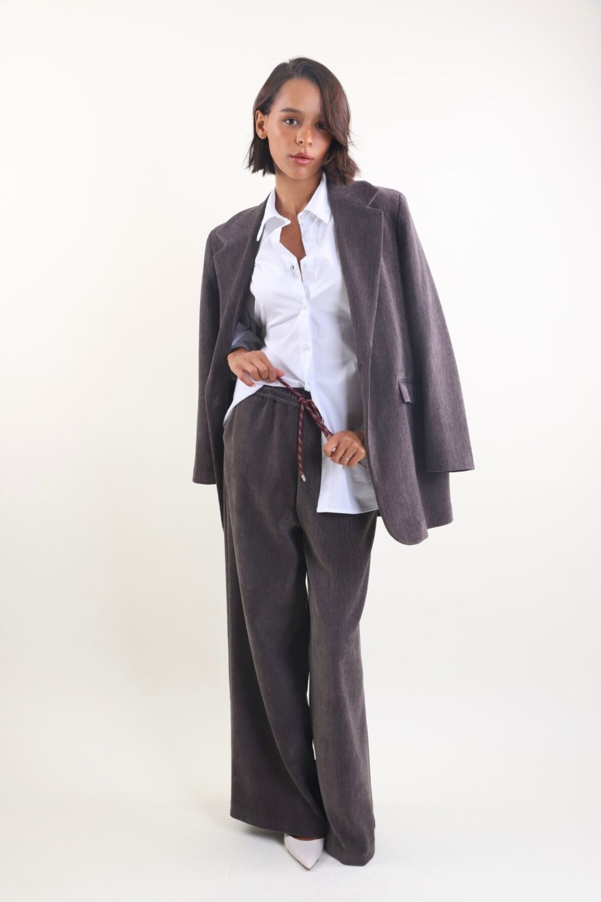 PANTALONI IN CINIGLIA CON COULISSE