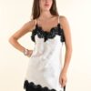 TOP IN RASO CON PIZZO - Burro, TU