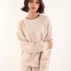 FELPA IN COTONE - Avorio, TU
