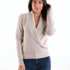 MAGLIONE CON SCOLLO INCROCIATO - Tortora, TU