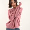 MAGLIA MANICHE LUNGHE A PALLONCINO CON PAILLETTES - Cipria, TU