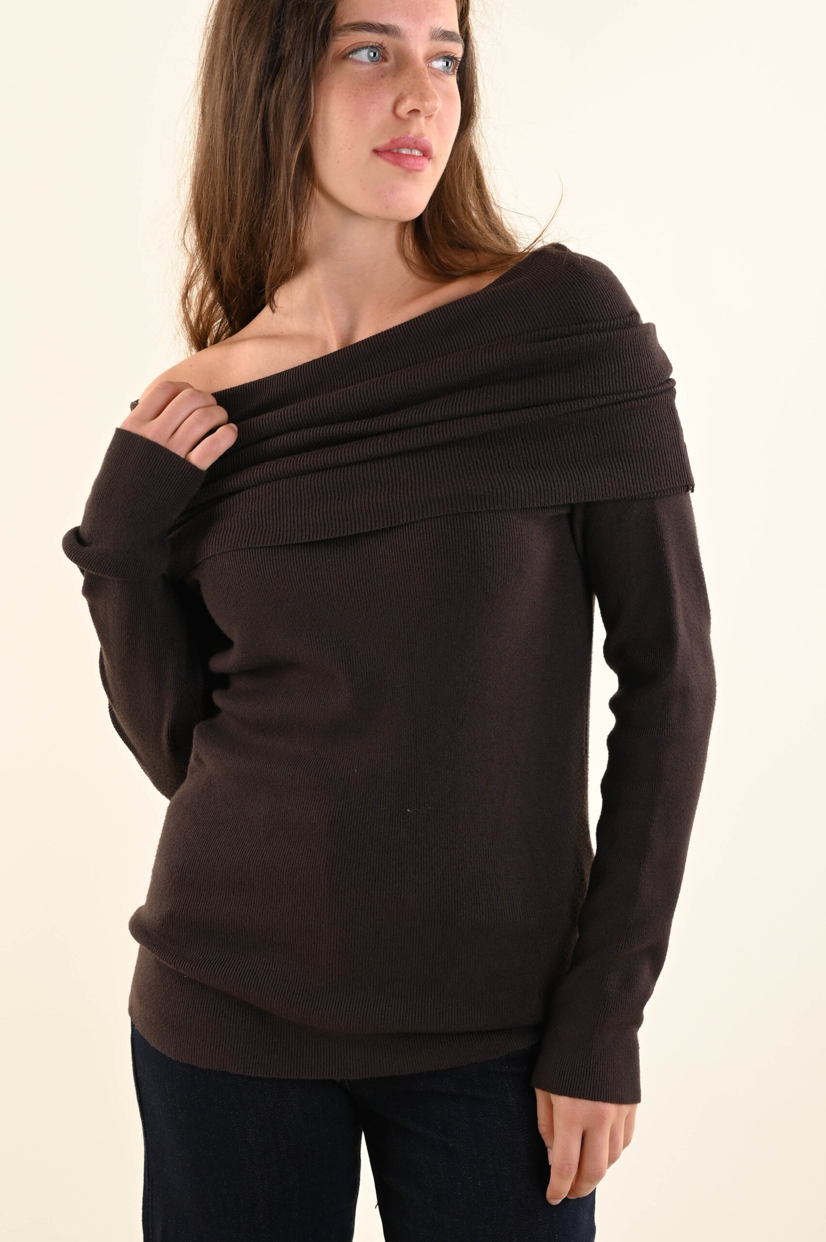 DOLCEVITA CON COLLO AD ANELLO