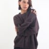 MAGLIONE GIROCOLLO CON MICRO PAILLETTES - Moro, TU