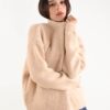MAGLIONE OVERSIZE - Beige, TU