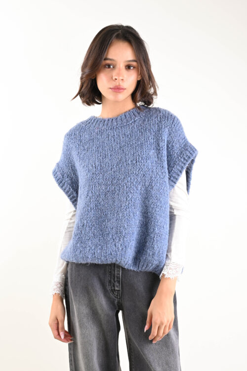 GILET IN MAGLIA MORBIDA