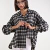 CAMICIA A QUADRI IN FLANELLA - Verde, TU