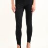 LEGGINGS CON STAFFA - Nero, S