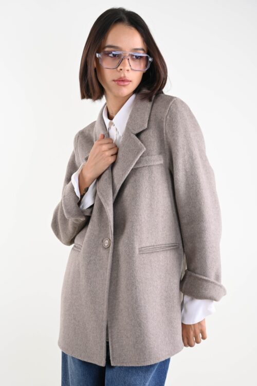 GIACCA IN LANA MONOPETTO