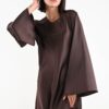 ABITO IN SATIN CON MANICHE A CAMPANA - Moro, TU