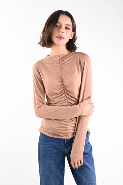 MAGLIA ULTRALIGHT IN MISTO LANA RIPRESA DAVANTI