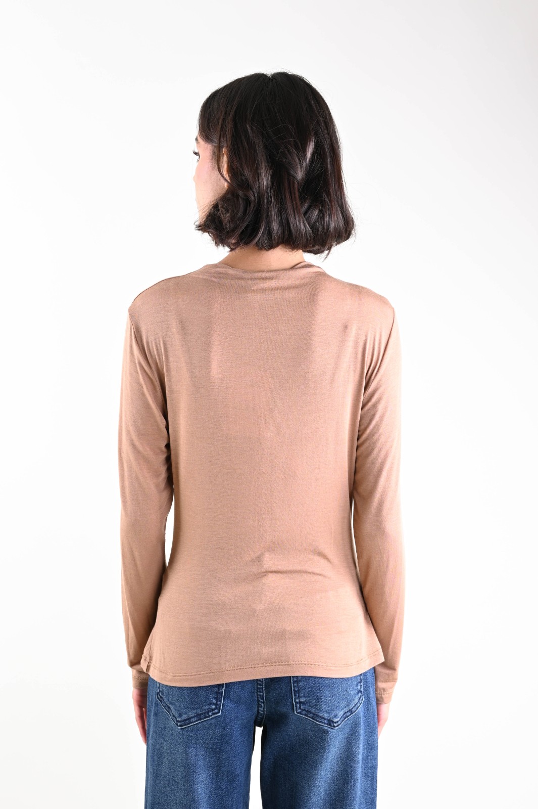MAGLIA ULTRALIGHT IN MISTO LANA RIPRESA DAVANTI - Image 4