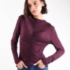 MAGLIA ULTRALIGHT IN MISTO LANA RIPRESA DAVANTI - Bordeaux, TU
