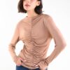 MAGLIA ULTRALIGHT IN MISTO LANA RIPRESA DAVANTI - Cammello, TU