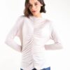 MAGLIA ULTRALIGHT IN MISTO LANA RIPRESA DAVANTI - Crema, TU