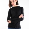 MAGLIA ULTRALIGHT IN MISTO LANA RIPRESA DAVANTI - Nero, TU