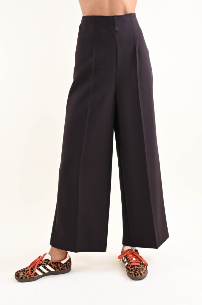 PANTALONI CULOTTE CON PINCES 