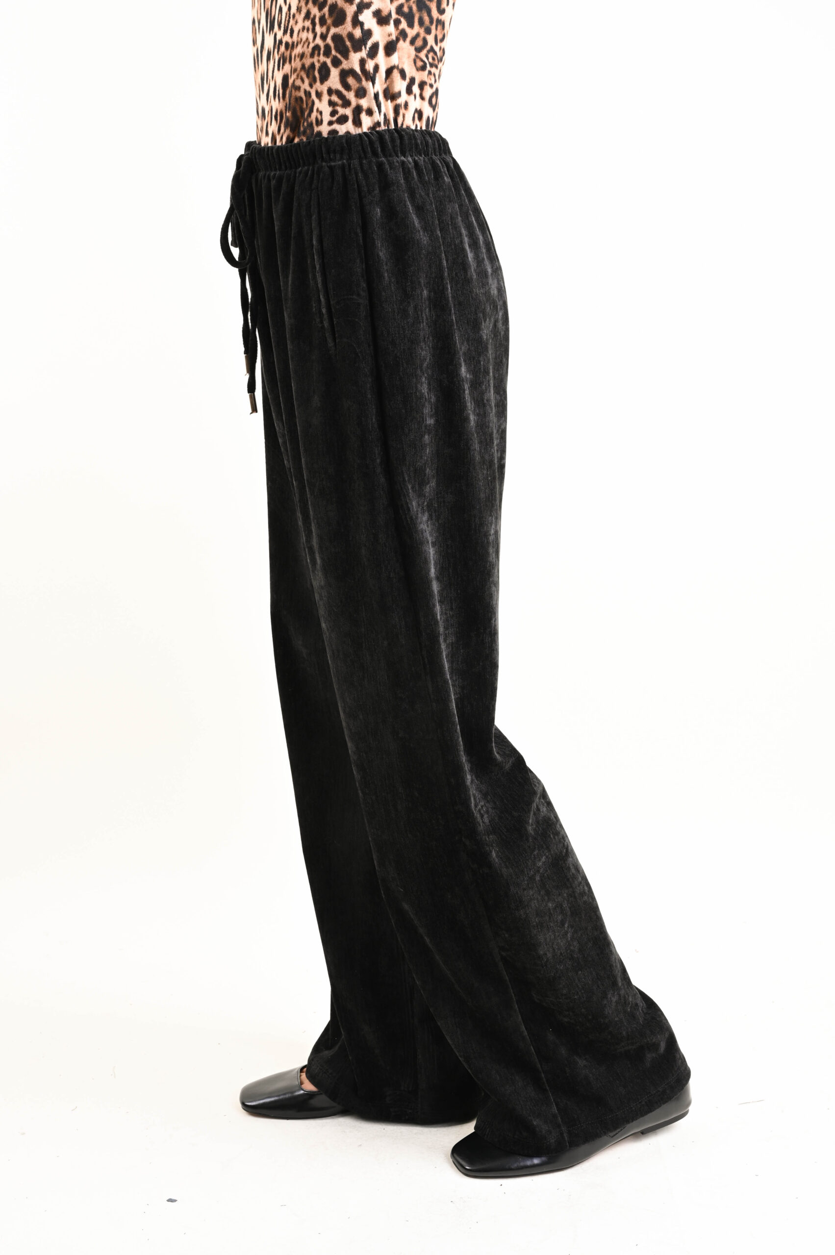 PANTALONE IN CINIGLIA CON COULISSE - immagine 3