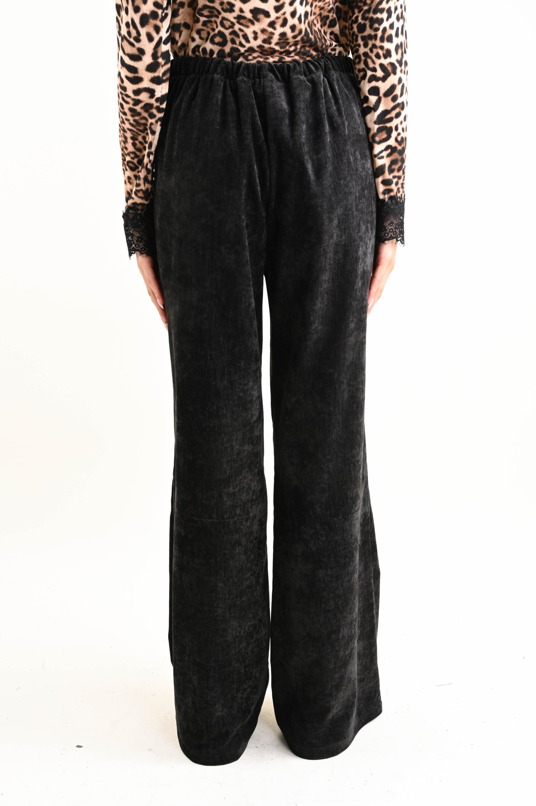 PANTALONE IN CINIGLIA CON COULISSE - immagine 4