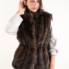 GILET IN ECOPELLICCIA - Marrone, TU