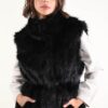 GILET IN ECOPELLICCIA - Nero, TU