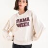 FELPA STAMPA "DRAMA QUEEN" - Beige, TU