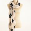 SCIARPA FANTASIA FIORI IN LANA - Beige, TU
