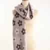 SCIARPA FANTASIA FIORI - Taupe, TU