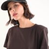 CAPPELLO IN ECOPELLE - Nero, TU