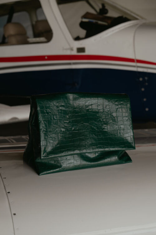 Alternative view of ENVELOPE BAG IN STAMPA COCCODRILLO