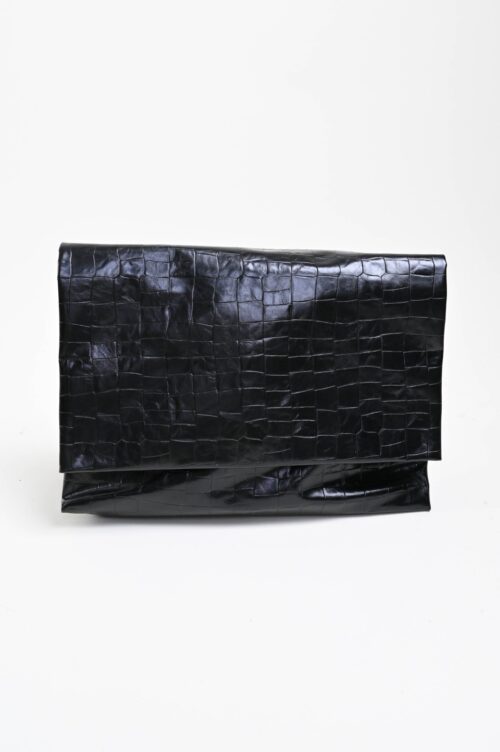 ENVELOPE BAG IN STAMPA COCCODRILLO