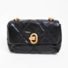 BORSA A SPALLA TRAPUNTATA CON CATENA - Nero, TU