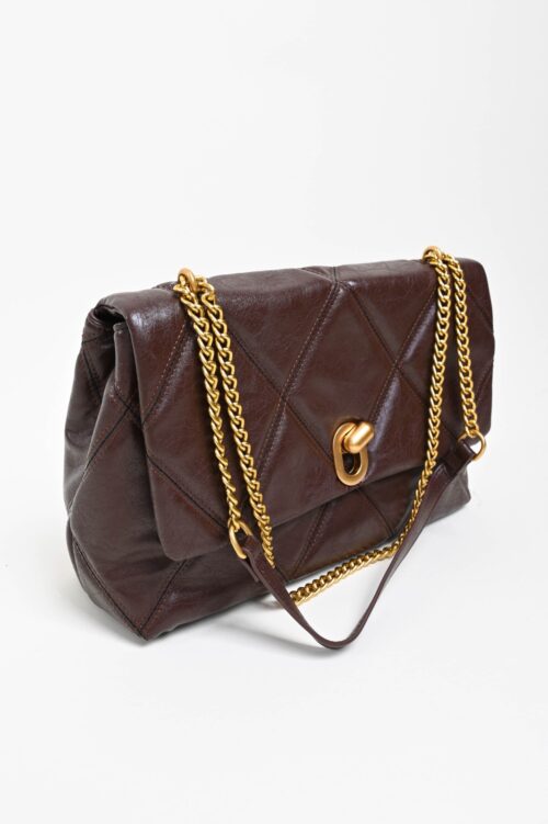 BORSA TRAPUNTATA CON CATENA