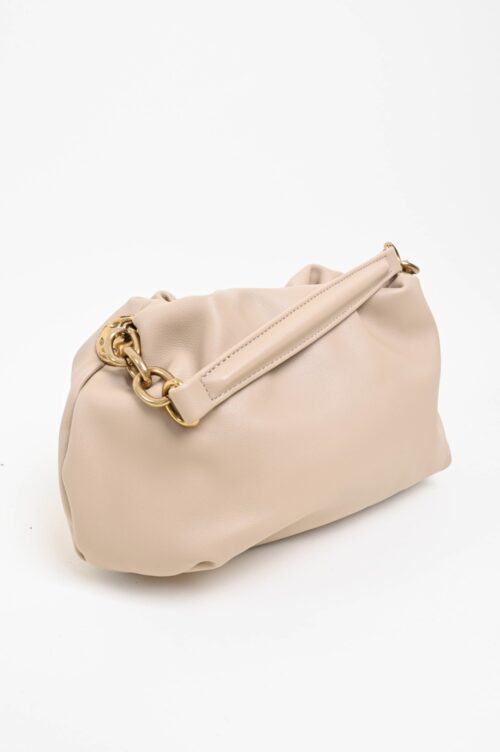 BORSA A MANO IN SIMILPELLE CON CATENA - PICCOLA