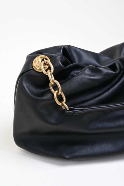 Alternative view of BORSA IN SIMILPELLE CON MANICO A CATENA - MEDIA