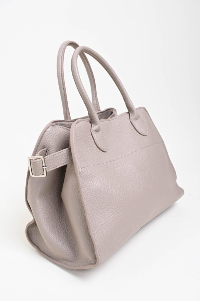 TOTE BAG IN SIMILPELLE MARTELLATA 