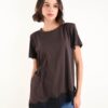 T-SHIRT CON INSERTI IN PIZZO E SPALLINE IMBOTTITE - Moro, TU