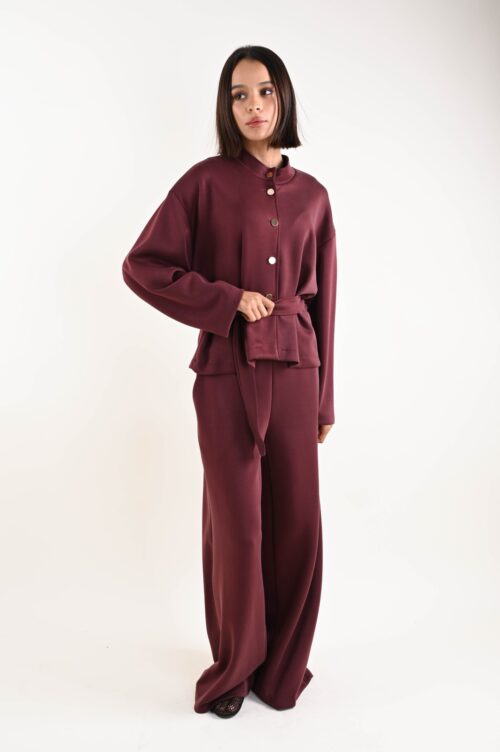 PANTALONI PALAZZO MISTO VISCOSA