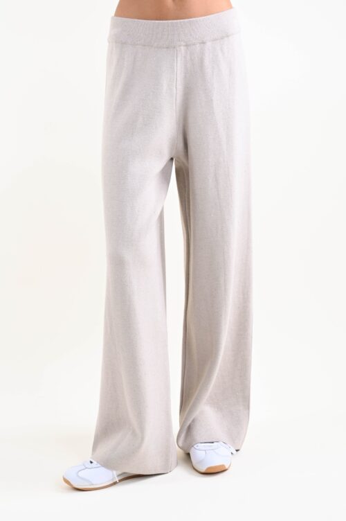 Alternative view of PANTALONI IN MAGLIA CON MICROPAILLETTES