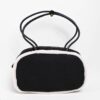 BOWLING BAG IN SUEDE CON BORDI IN SHEARLING - Nero, TU