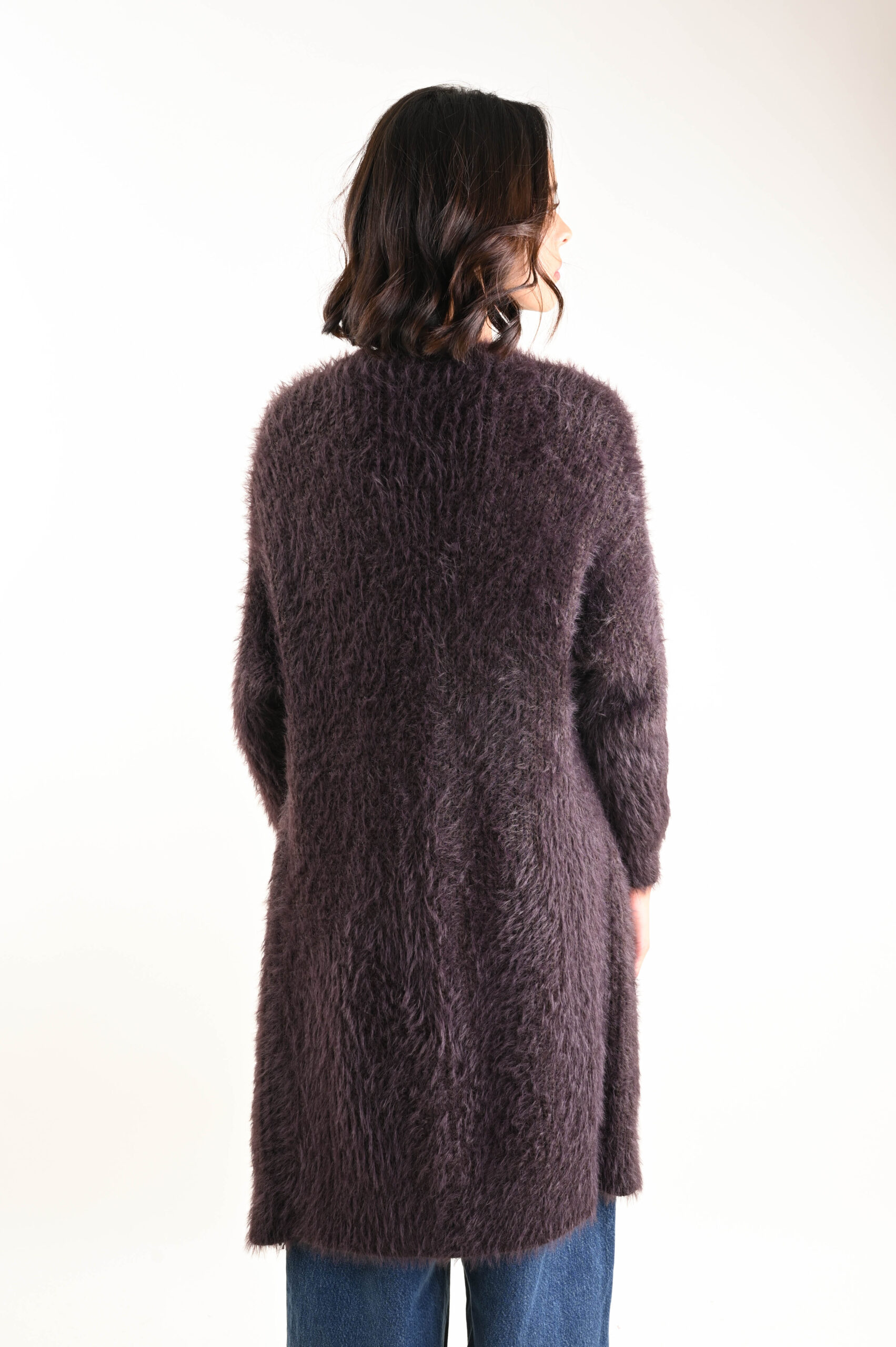 CARDIGAN LUNGO MORBIDO A PELO LUNGO - immagine 4