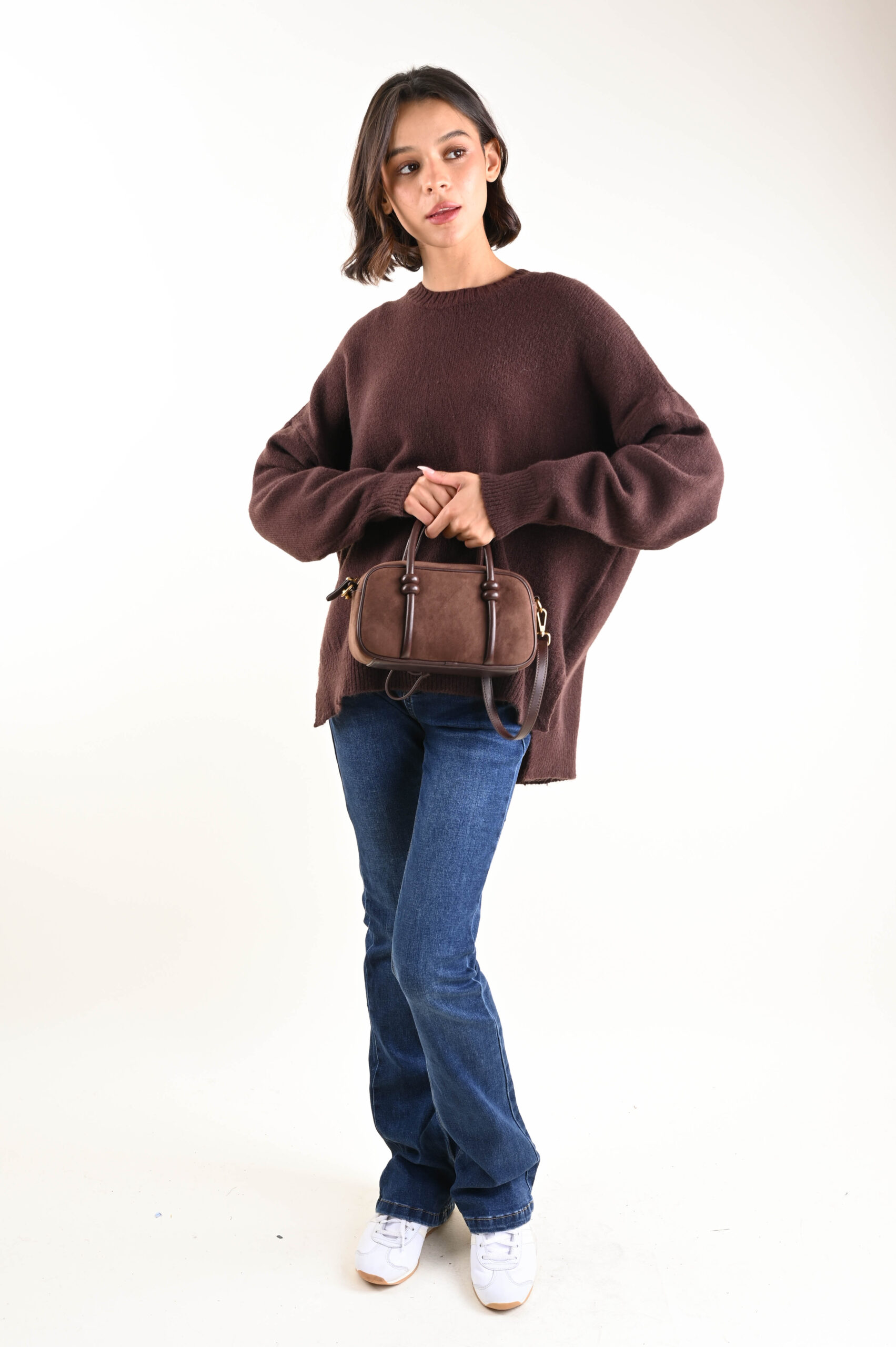 MAGLIONE GIROCOLLO OVERSIZE - immagine 5