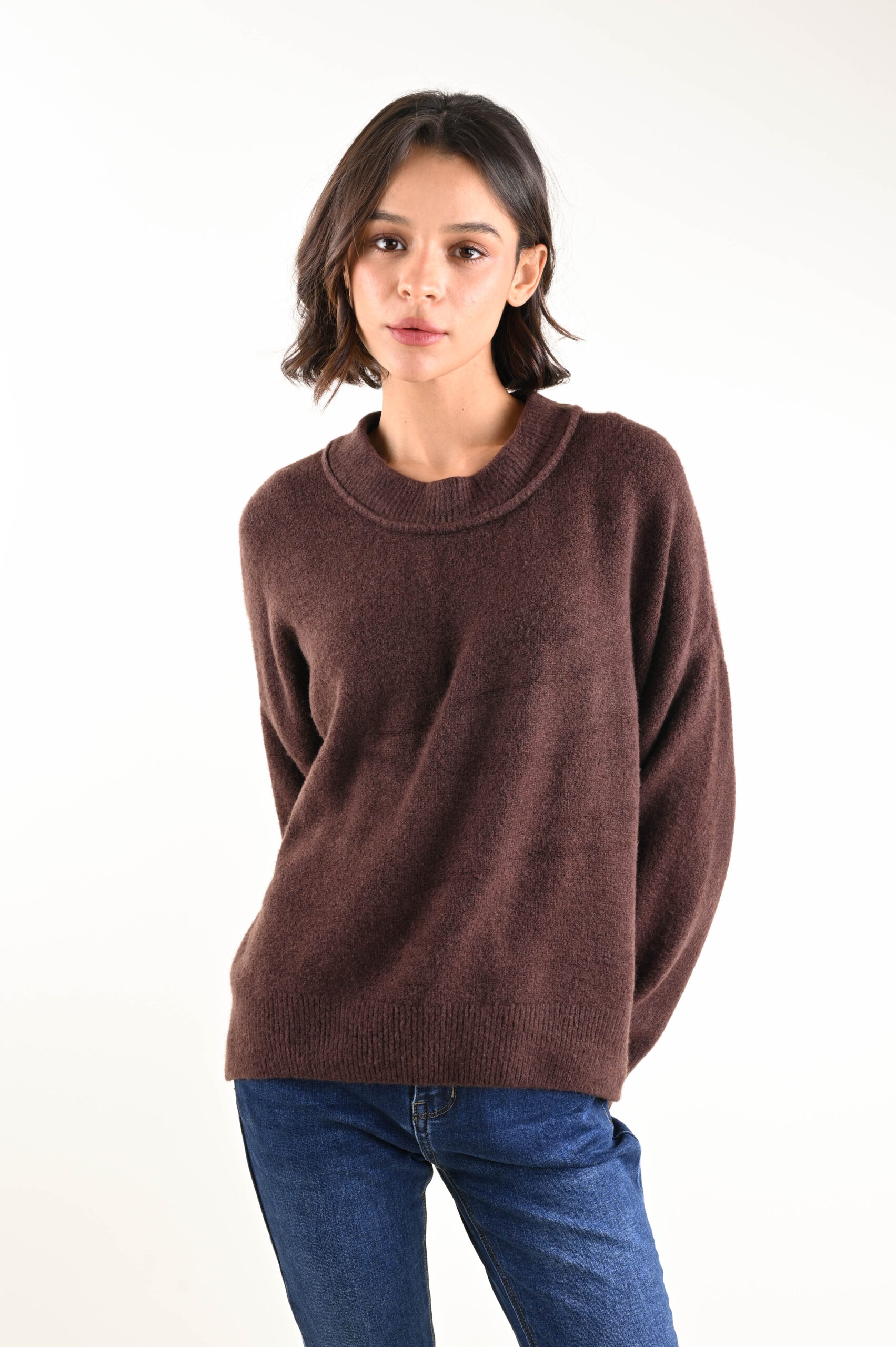 U680-90_MORO PULLOVER GIROCOLLO - Moro, TU