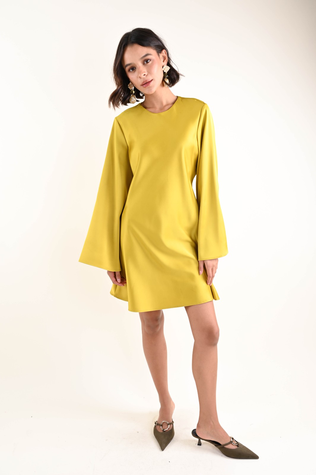 ORECCHINI SCENOGRAFICI MULTIELEMENTO CON BASE MARTELLATA - Image 4