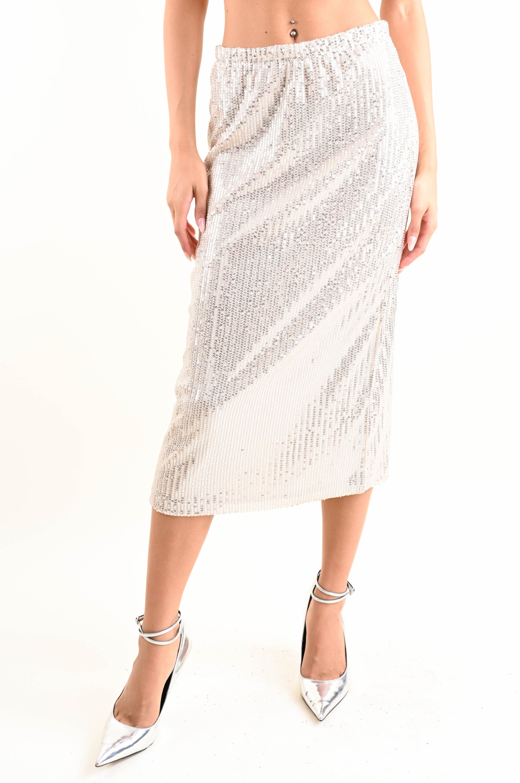 DSC_2615 GONNA DI PAILLETTES - Κρέμα, TU