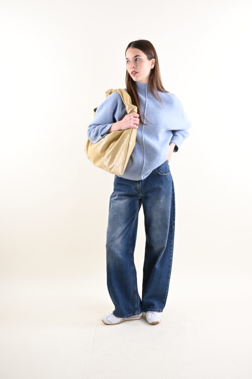 Alternative view of MAGLIA A COSTE COLLO ALTO MORBIDO