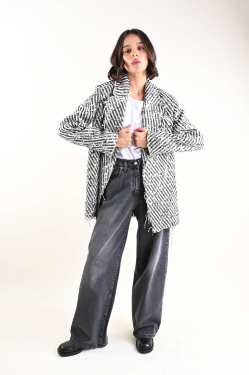 Alternative view of BLAZER IN TWEED CON PAILLETTES