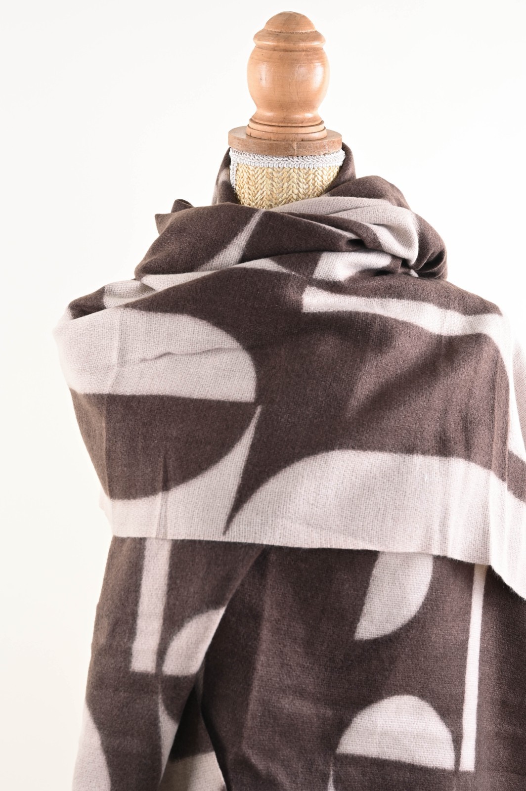 KYF6650-90_MORO SCIARPA CON MOTIVO GEOMETRICO - Moor, TU