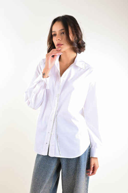 CAMICIA CON DETTAGLIO DI STRASS