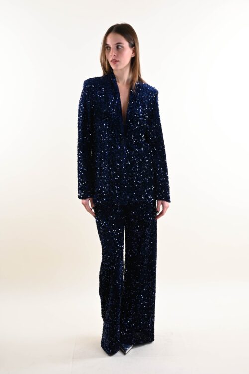 Alternative view of GIACCA IN VELLUTO CON PAILLETTES