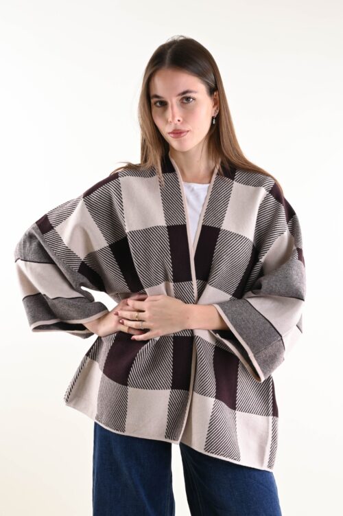 MANTELLA CON MOTIVO A QUADRI